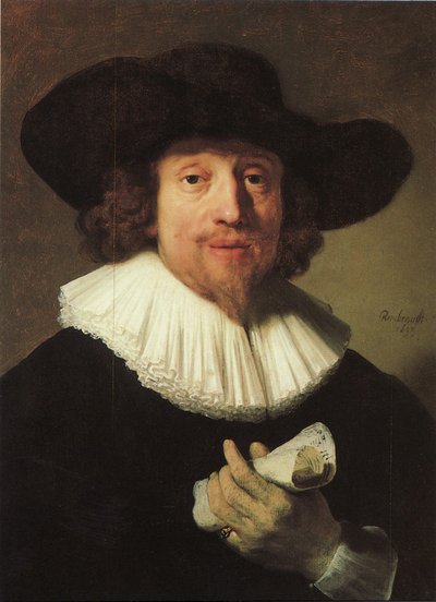 Retrato de un hombre de Rembrandt van Rijn